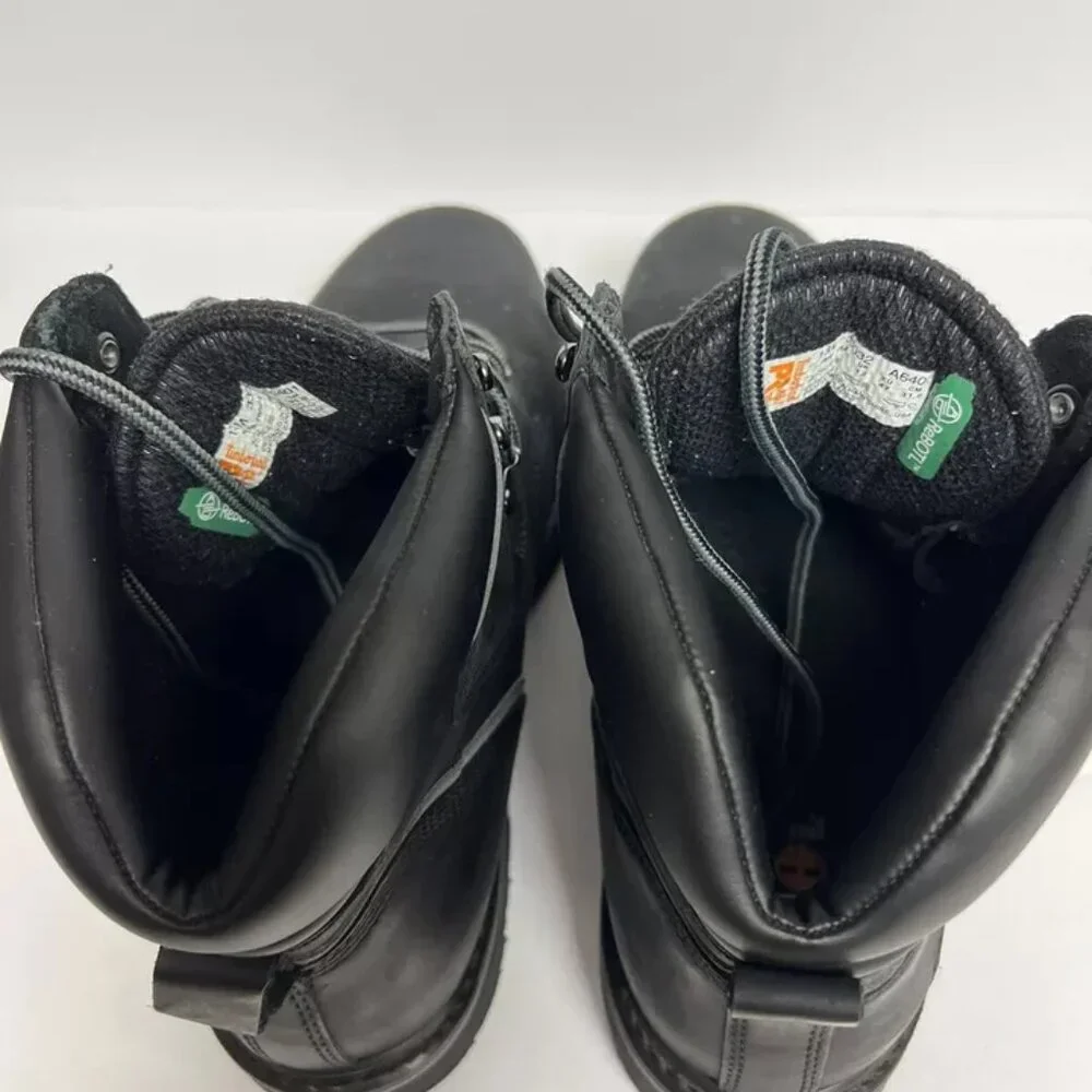 Timberland Pro Mens 6” Pit Boss Work Boots Steel Toe Black Size 13 M